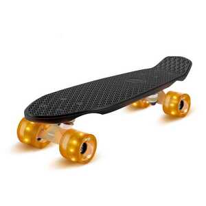 Fun pro Mini Cruiser, gördeszka, trickboard, PP Board, 100kg-ig, LED kerekek, PU keménysége: 88A kép