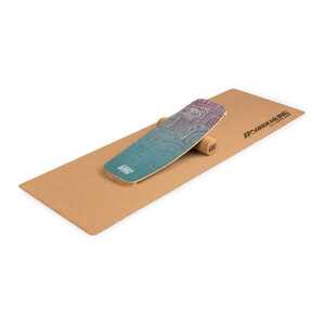 BoarderKING Indoorboard Curved, egyensúlyozó deszka, alátét, henger, fa/parafa kép