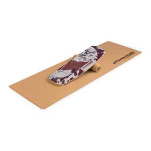 BoarderKING Indoorboard Curved, egyensúlyozó deszka, alátét, henger, fa/parafa kép