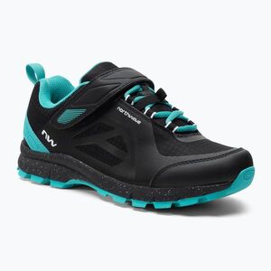 Női MTB kerékpáros cipő Northwave Escape Evo fekete/kék 80173009 (Escape Evo 80173009) kép