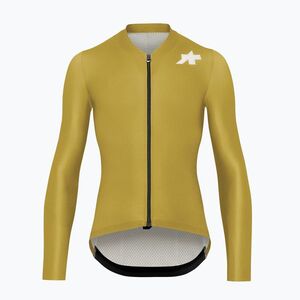 Férfi kerékpáros hosszú ujjú póló ASSOS Mille GT S11 EVO golden yellow. Méret: XL kép