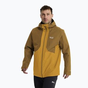 Férfi 3 az 1-ben kabát Jack Wolfskin Stonetrail 3In1 burly yellow jw (Stonetrail 3In1 A66291_M0119_A06) kép
