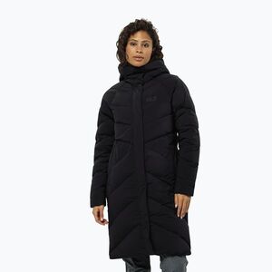 Női pehelykabát Jack Wolfskin Marienplatz Coat black (Marienplatz Coat 1206971_6000_A06) kép
