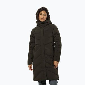 Női pehelykabát Jack Wolfskin Marienplatz Coat obsidian moss (Marienplatz Coat 1206971_E0205_A06) kép