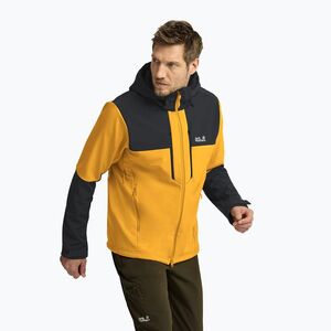 Férfi széldzseki Jack Wolfskin Jasper burly yellow jw (Jasper A66357_M0119_A06) kép