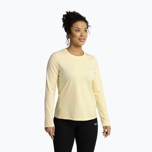Női túra hosszú ujjú póló Jack Wolfskin Trail vanilla cream (Trail A66366_L0096_A04) kép