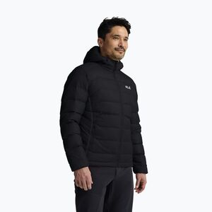 Férfi pehelykabát Jack Wolfskin Wild Pass Down Hoody black (Wild Pass Down Hoody Rds A66298_6000_A06) kép