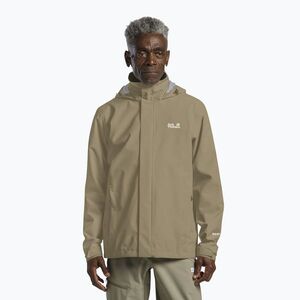 Férfi esőkabát Jack Wolfskin Trailtime 2L hazel wood (Trailtime 2L A63903_A0082_A06) kép