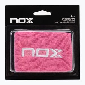 Csuklópántok NOX Wristband with Logo 2 szt. pink/white (Wristband with Logo MUROSBL2UDBOX) kép