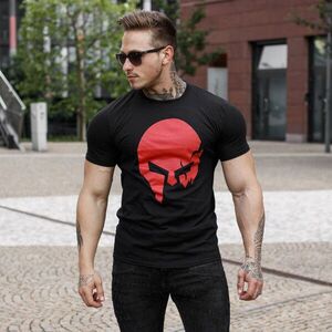 Ultrasoft póló Iron Aesthetics Skull, B&R kép