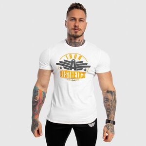 Férfi fitness póló Iron Aesthetics Force, fehér kép