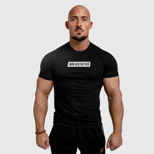 Férfi fitness póló Iron Aesthetics Boxed, fekete kép