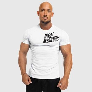 Férfi fitness póló Iron Aesthetics Splash, fehér kép