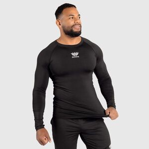 Funkcionális hosszú ujjú póló Iron Aesthetics Reflective, fekete kép