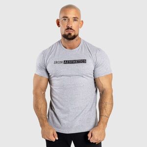 Férfi sportpóló Iron Aesthetics Shadow, szürke kép