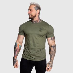 Férfi sportpóló Iron Aesthetics Circle, katonazöld kép