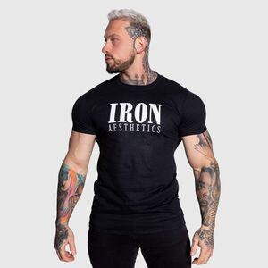 Férfi sportpóló Iron Aesthetics Urban, fekete kép