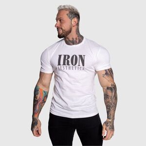 Férfi sportpóló Iron Aesthetics Urban, fehér kép