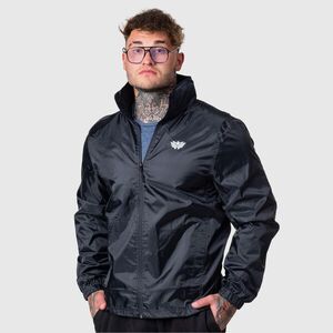 Férfi dzseki Iron Aesthetics Windblocker, fekete kép