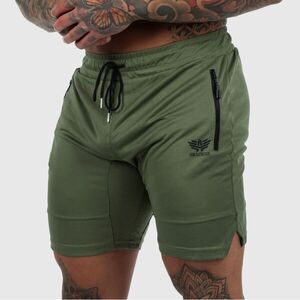 Sportos short Iron Aesthetics Lightning, zöld kép