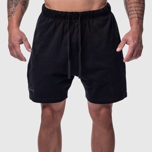 Férfi pamut short Iron Aesthetics Ambition, fekete kép
