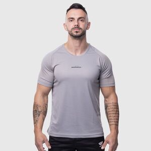 Férfi sportpóló Iron Aesthetics Training, szürke kép