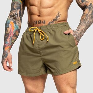 Férfi fürdőnadrág Iron Aesthetics Beach Mode, zöld kép
