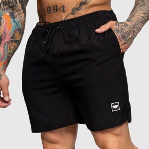 Férfi úszóshort Iron Aesthetics Boardwalk, fekete kép