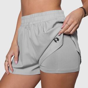Női short Iron Aesthetics Athletic 2in1, szürke kép