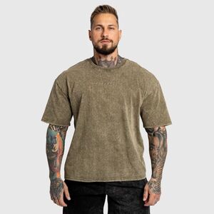Oversized póló Iron Aesthetics Heritage, washed green kép