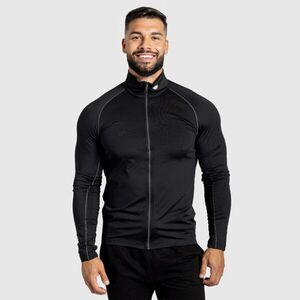 Férfi cipzáros pulcsi Iron Aesthetics Stride, fekete kép