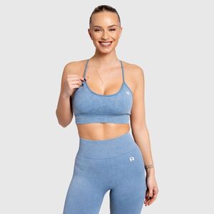 Női melltartó Iron Aesthetics Faded, washed blue kép