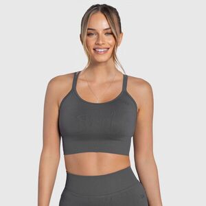 Női sportmelltartó Iron Aesthetics Ultimate, szürke kép