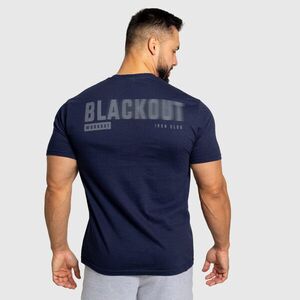 Férfi póló Iron Aesthetics Blackout, navy kép