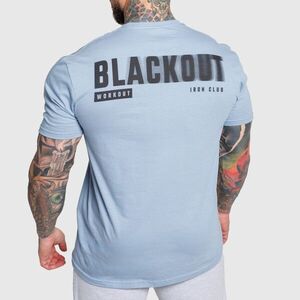 Férfi póló Iron Aesthetics Blackout, kék kép