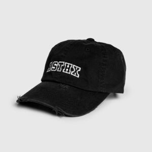 Distressed siltes sapka Iron Aesthetics ASTHX, fekete kép