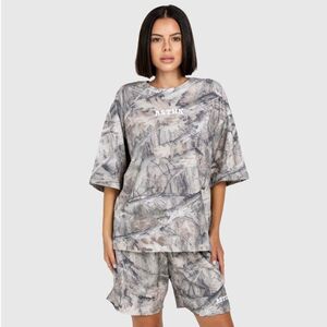 Női póló Iron Aesthetics Camo tree, light kép