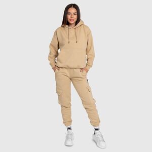 Női oversize szett Iron Aesthetics Cargo, bézs kép