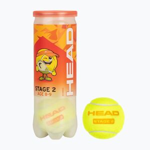 HEAD Stage 2 gyermek teniszlabda 3 db narancssárga (Stage 2 3B 578423) kép