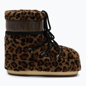 Női hótaposó Moon Boot Icon Low Fleece Leopard cognac/cocoa (Icon Low Fleece Leopard 80D1409960-MM21) kép
