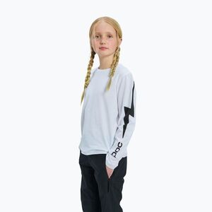 Gyermek hosszú ujjú POC Tee Jr hydrogen white (Tee Jr 61657) kép