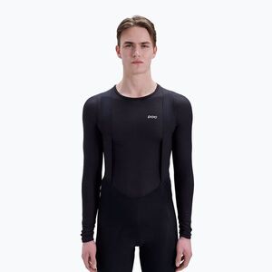Férfi kerékpáros hosszú ujjú póló POC Layer Mid Jersey uranium black (Layer Mid Jersey LS 57041) kép