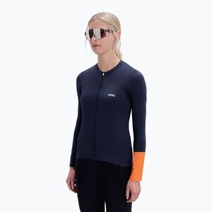 Női kerékpáros hosszú ujjú póló POC Cadence Jersey apatite navy (Cadence Jersey 53322) kép