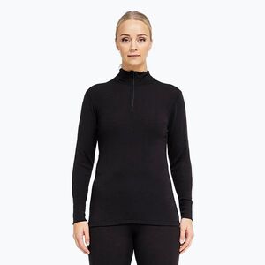 Női Termoaktiv pulóver Dovre Wool Zip black (Wool Zip 42/700/16/9) kép