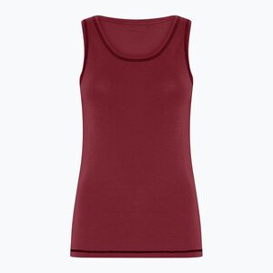Női termoaktív póló Dovre Wool Singlet burgundy (Wool Singlet 42/700/1/76) kép