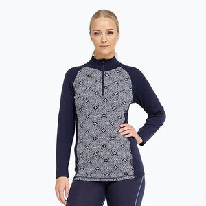 Női Termoaktiv pulóver Dovre Wool Organic Half Zip navy (Wool Organic Half Zip 42/716/16/4943) kép