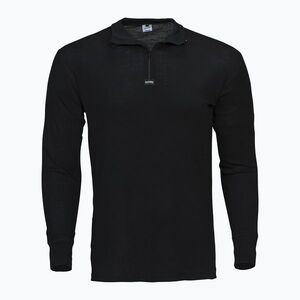 Férfi Termoaktiv pulóver Dovre Wool Half Zip black (Wool Half -Zip 41/693/16/9) kép