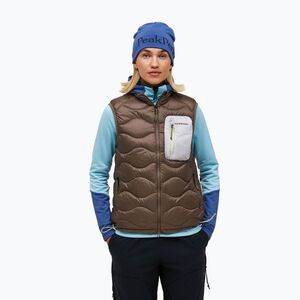 Női ujjatlan Peak Performance Helium Utility Down terrain tan/antarctica (Helium Utility Down G80345090) kép