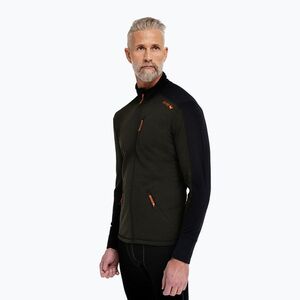 Férfi sípulóver Dovre Midlayer Full Zip khaki (Midlayer Full Zip 41/770/60/64) kép