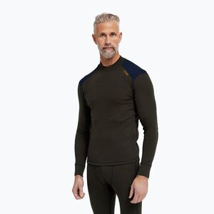 Férfi Termoaktiv pulóver Dovre Folded Collar khaki (Folded Collar 41/780/15/64) kép